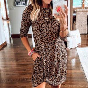 Leopard Print Dress
